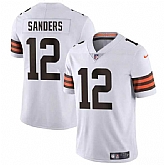 Men & Women & Youth Cleveland Browns #12 Shedeur Sanders White 2025 Vapor Limited Stitched Jersey,baseball caps,new era cap wholesale,wholesale hats